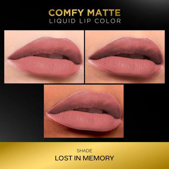Faces Canada Comfy Matte Liquid Lipstick - Lost In Memory 24|3.8 ml|MRP 449