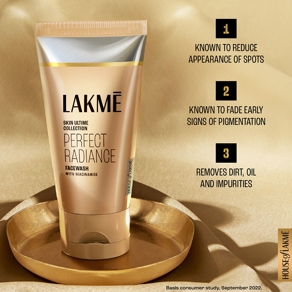 Lakm? Perfect Radiance Brightening Face Wash|100 gms|MRP 295