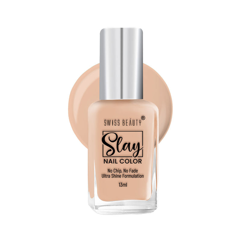 Swiss Beauty Slay Nail Colour 61 Ultra Cream|13 ml|MRP 129