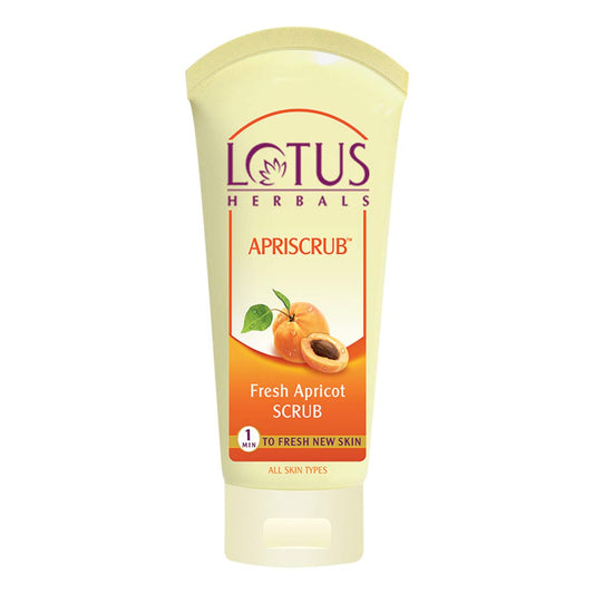 Lotus Herbals Apriscrub Fresh Apricot Scrub, face scrub, apricot granules