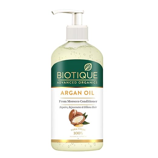 Biotique Argan Oil From Morocco Conditioner – Hydrating and protective conditioner for shine, fullness, and stronger hair