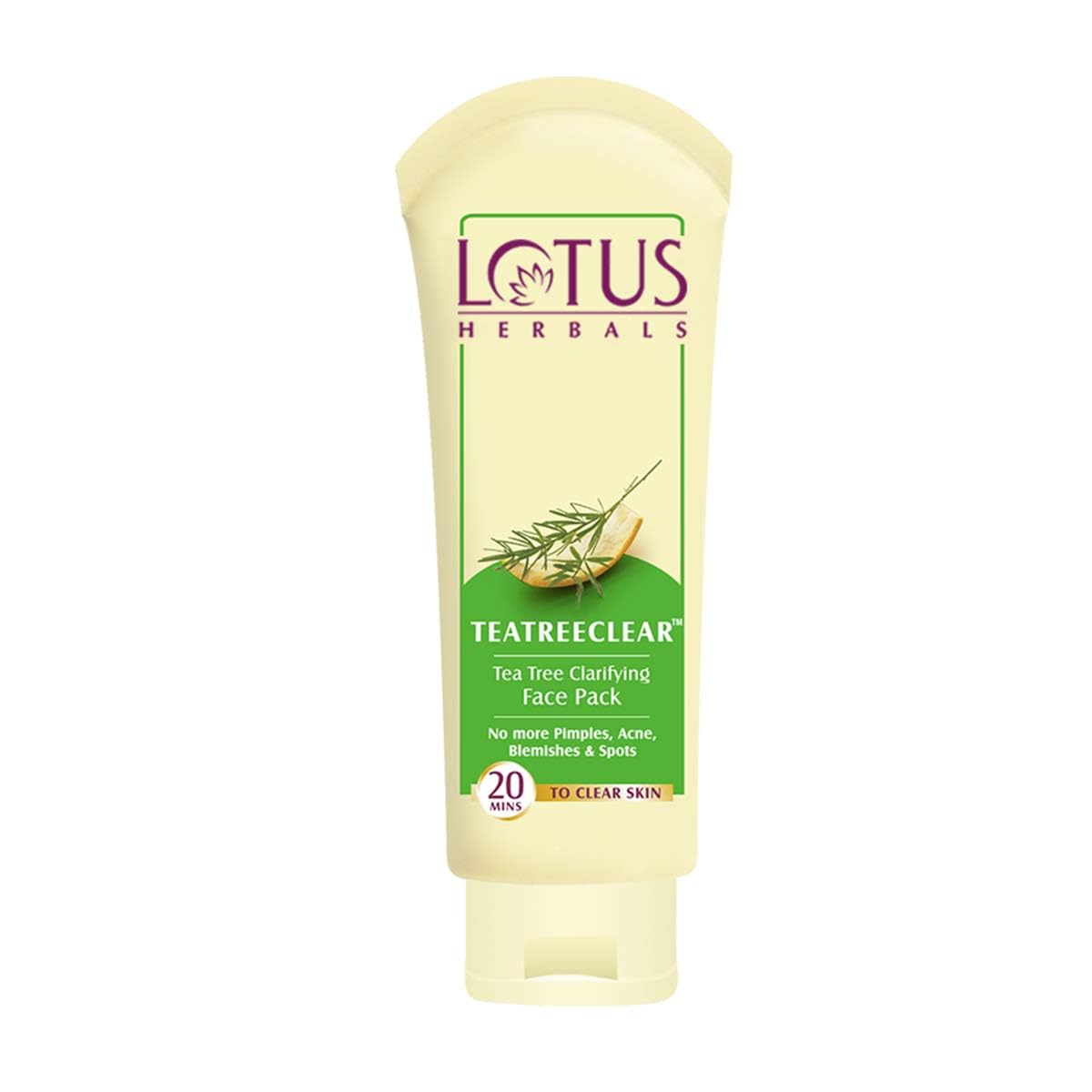 Lotus Herbals Tea Tree Clarifying Face Pack, face pack, clay texture