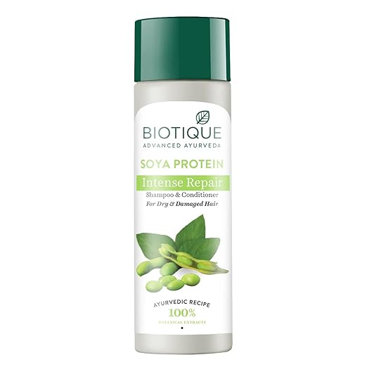 Biotique Advanced Ayurveda Soya Protein Intense Repair Shampoo & Conditioner