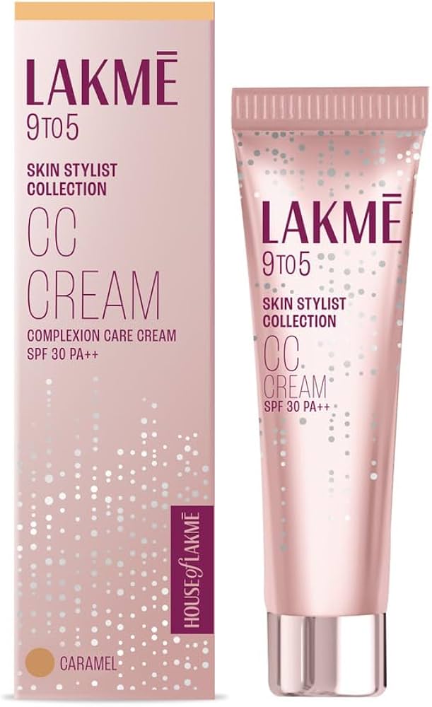 Lakme 9 to 5 Cc Cream with SPF30 and 3% Niacinamide -  Caramel|30 gms|MRP 399