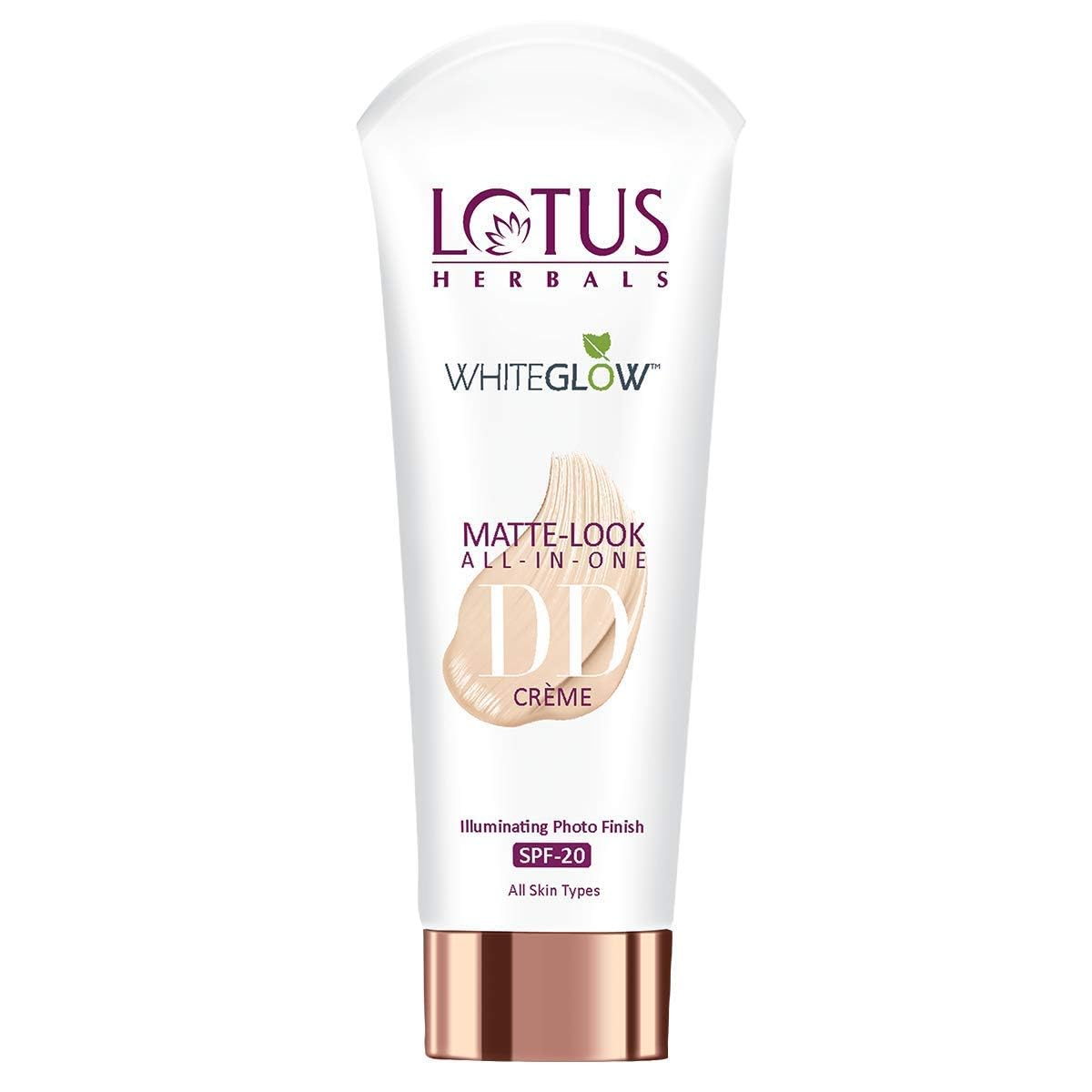 Lotus Herbals Whiteglow Matte Look DD Cream, DD cream, matte finish, Natural Beige