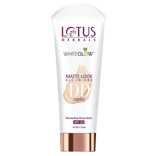 Lotus Herbals Whiteglow Matte Look DD Cream, DD cream, matte finish, Natural Beige