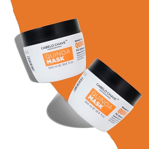 Cabelo Chave Quinoa Hair Mask l Repair, Hydrate & Strengthen Damaged Hair 500ml