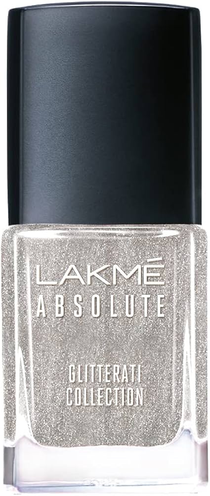Lakme Absolute Gel Stylist Glitterati Collection ï¿½ 117 Silver Lining|12 ml|MRP 325