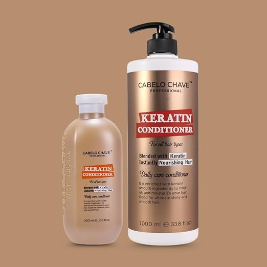 Cabelo Chave Keratin Conditioner | Smooth & Shiny Hair 300ml