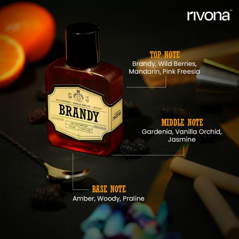 Rivona Brandy Perfume, warm rich fragrance, premium scent, rivona perfume