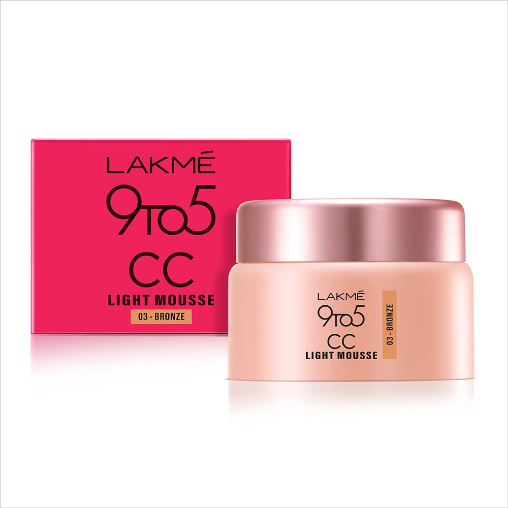 Lakme 9 to 5 CC Light Mousse with Vitamin E ï¿½ Beige|25 gms|MRP 480