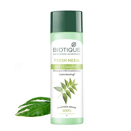 Biotique Advanced Ayurveda Fresh Neem Anti Dandruff Shampoo & Conditioner