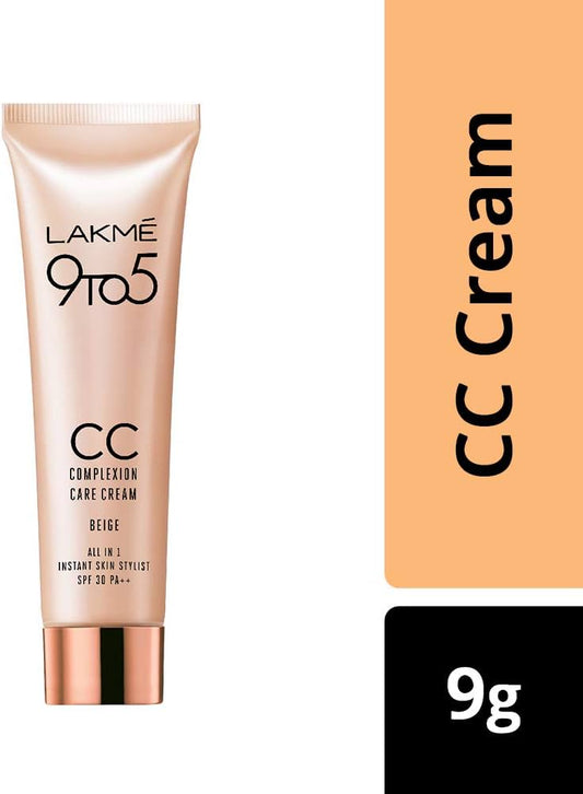 Lakme 9 to 5 Complexion Care Cream ï¿½ Beige|9 gms|MRP 105