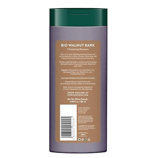 Biotique Advanced Ayurveda Walnut Volume & Bounce Shampoo & Conditioner 180ml