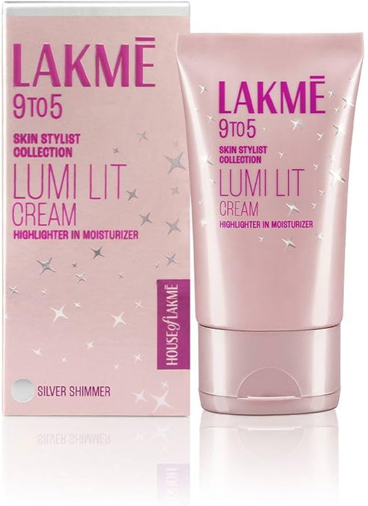 Lakme 9 to 5 Lumi Tint Cream ï¿½ Silver Shimmer|30 gms|MRP 349