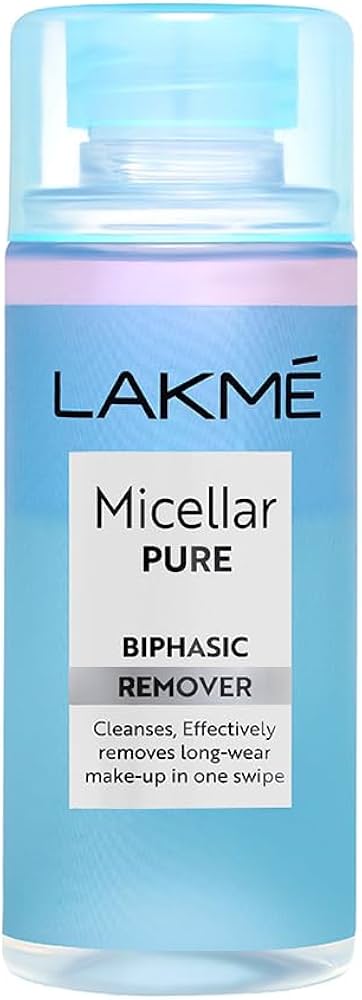 Lakme Micellar Water Biphasic Make Up Remover|100 ml|MRP 280