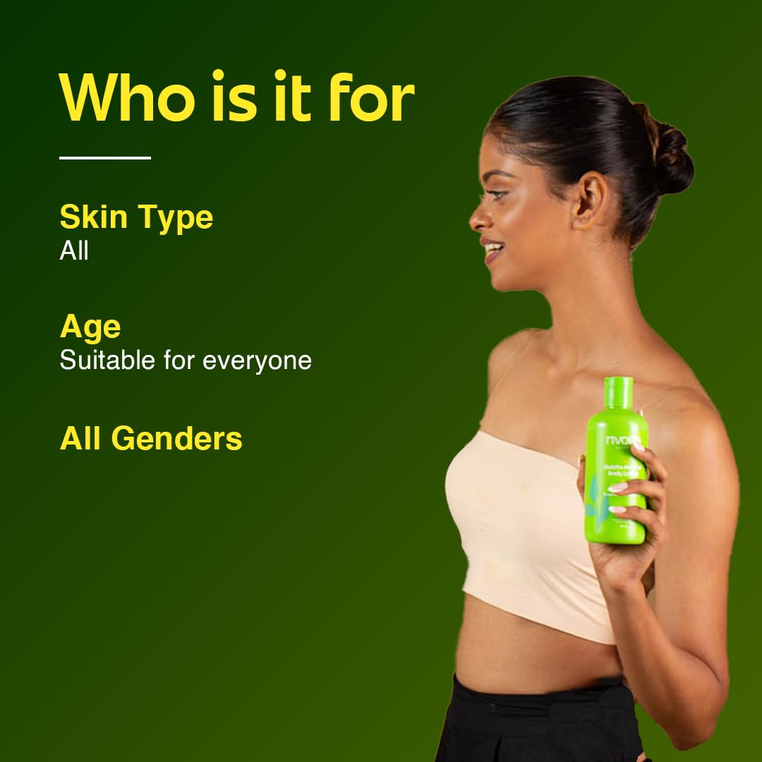 Rivona Matcha Aloe Body Lotion, spf 30 body care, lightweight hydrating lotion