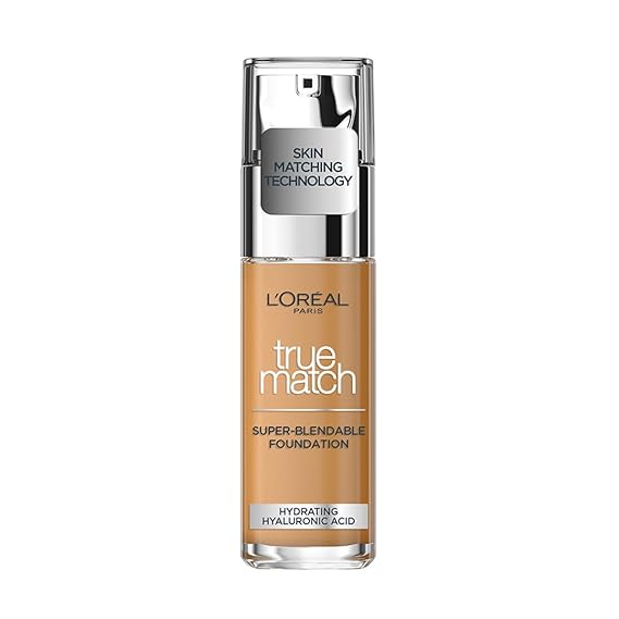 L'Oreal Paris True Match Super Blendable Foundation 8D/8W(Golden Cappuccino)|30 ml|MRP 1099