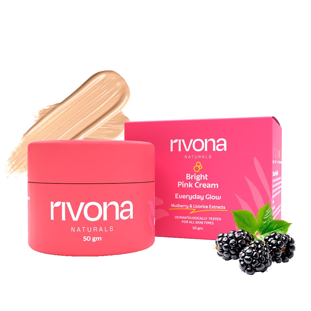 Rivona Deep Bright Pink Face Cream, everyday glow skincare, moisturizing face cream