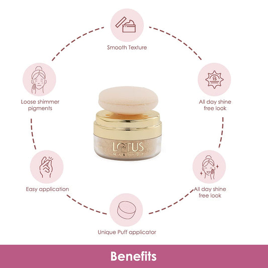 Lotus Make-Up NaturalBlend Translucent Loose Powder, loose powder, Ice Berg shade