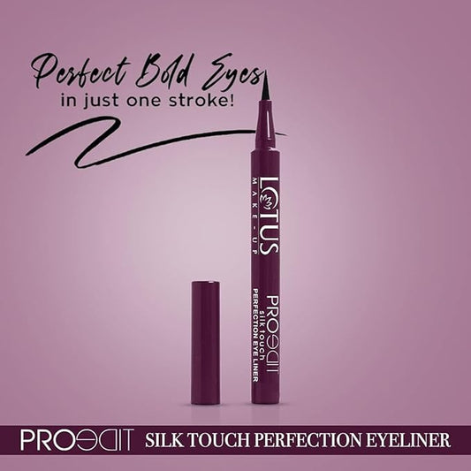 Lotus Herbals Proedit Silk Touch Perfection Eye Liner, liquid eyeliner, precision tip