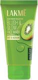 Lakme Blush & Glow Kiwi Freshness Gel Face Wash With Kiwi Extracts|100 gms|MRP 269