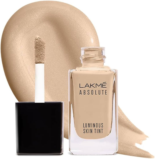 Lakme Absolute Luminous Skin Tint Foundation ï¿½ C100 Cool Ivory|23 ml|MRP 899