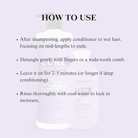 Cabelo Chave Moisturizing & Hydrating Curl Care Conditioner 300 ml