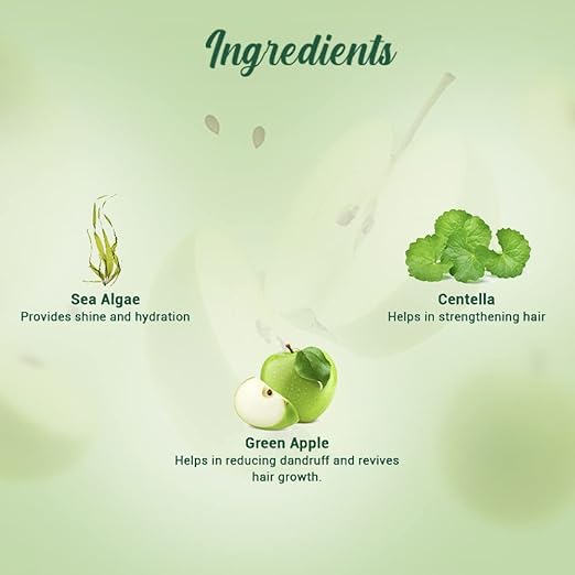 Biotique Advanced Ayurveda Green Apple Shine & Gloss Shampoo & Conditioner