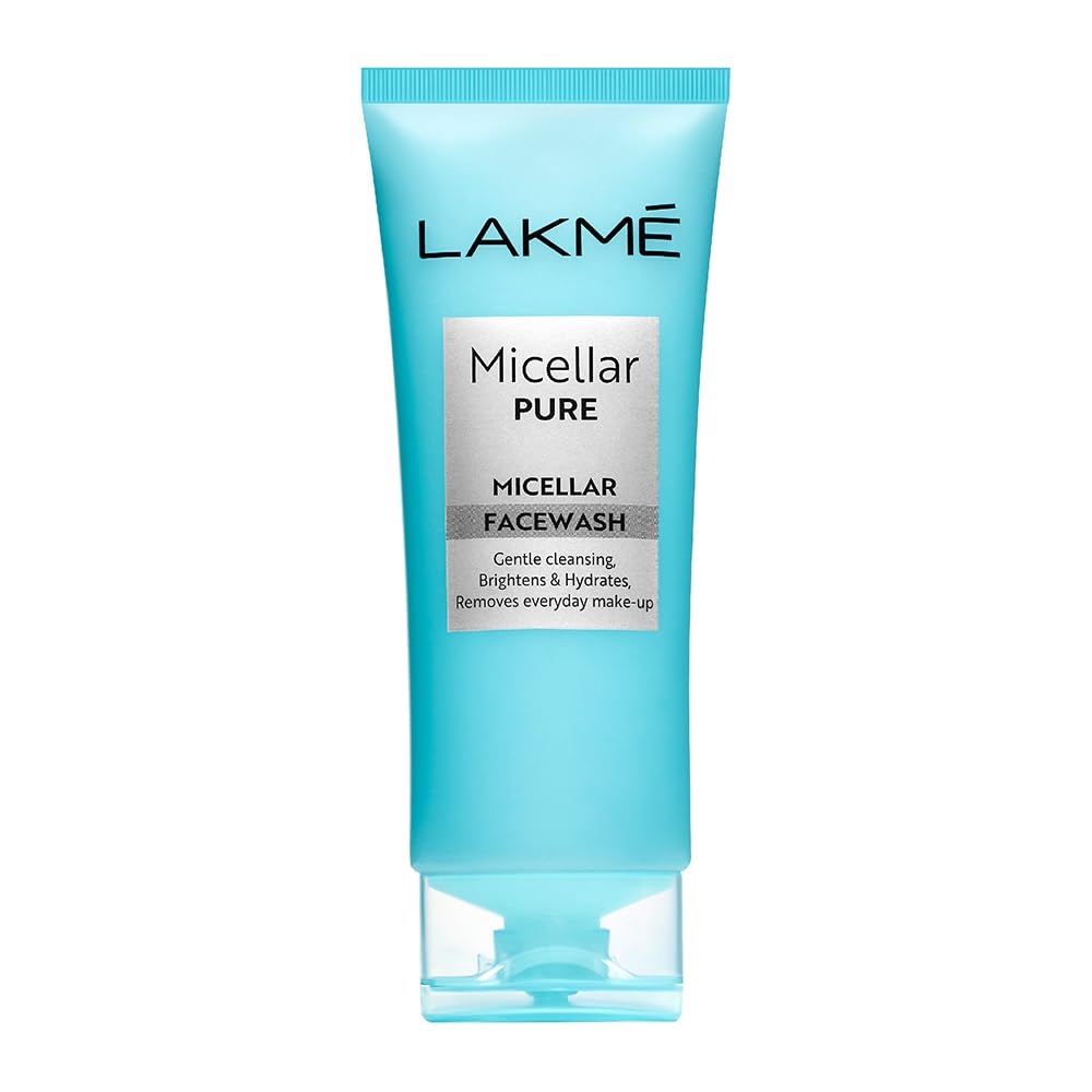 Lakme Micellar Pure Facewash for Deep Pore Cleanse|100 gms|MRP 299