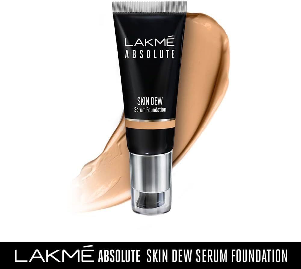 Lakme Absolute Skin Dew Serum Foundation ï¿½ Cool Ivory|15 ml|MRP 299