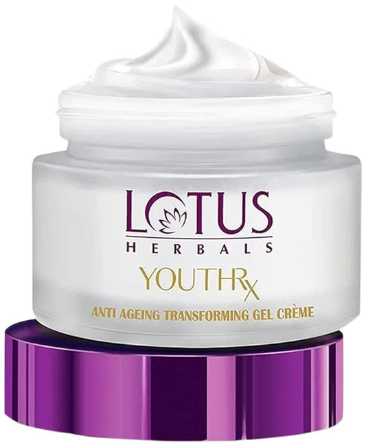 Lotus Herbals YouthRx Anti-Ageing Transforming Gel Cream, gel cream, SPF 20, PA+++