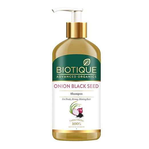 Biotique Onion Black Seed Hair Shampoo , for stronger, shinier, healthier-looking hair