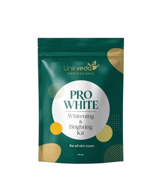Unikveda Pro White Facial Kit, professional whitening facial, even tone skincare, salon facial