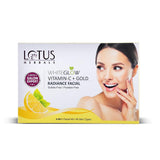 Lotus Herbals WhiteGlow Vitamin-C + Gold Radiance Facial Kit, facial kit, gold-toned products
