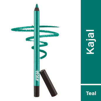 Nykaa Glamoreyes Waterproof & Smudgeproof Shimmer Eye Pencil- 02 Teal Spell (Green)|1.2 gms|MRP 549