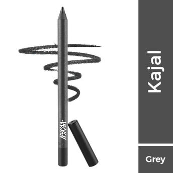 Nykaa Glamoreyes Waterproof & Smudgeproof Shimmer Eye Pencil- 04 Voodoo Grey (Grey)|1.2 gms|MRP 549