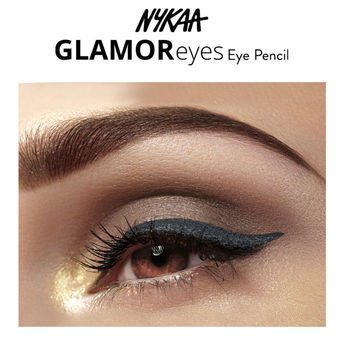 Nykaa Glamoreyes Waterproof & Smudgeproof Shimmer Eye Pencil- 04 Voodoo Grey (Grey)|1.2 gms|MRP 549