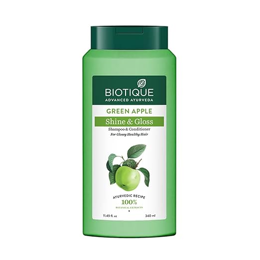 Biotique Advanced Ayurveda Green Apple Shine & Gloss Shampoo & Conditioner
