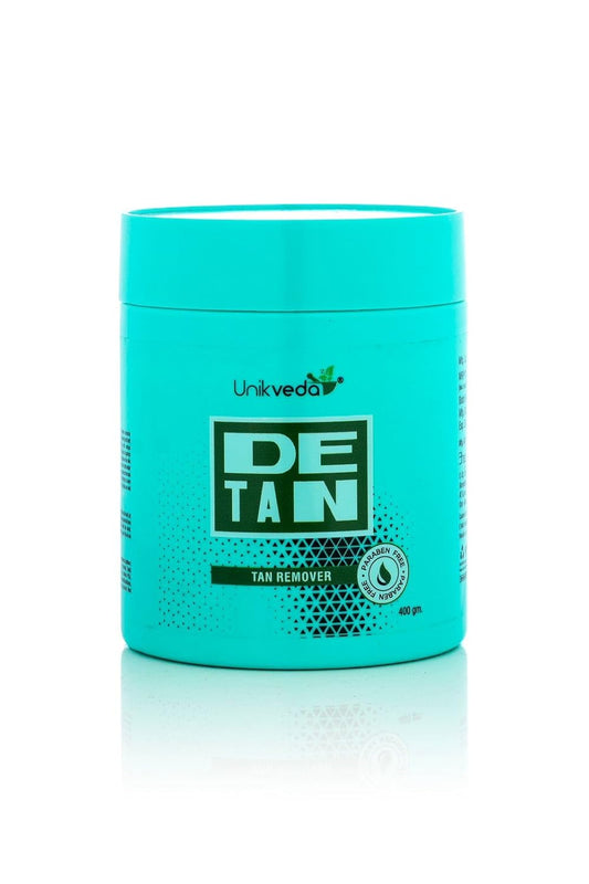 Unikveda De Tan Removal Cream, professional detan cream, tan care skincare, vitamin e formula, salon size