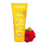 Rivona Mineral Sunscreen SPF 50, broad spectrum sun care, daily sunscreen