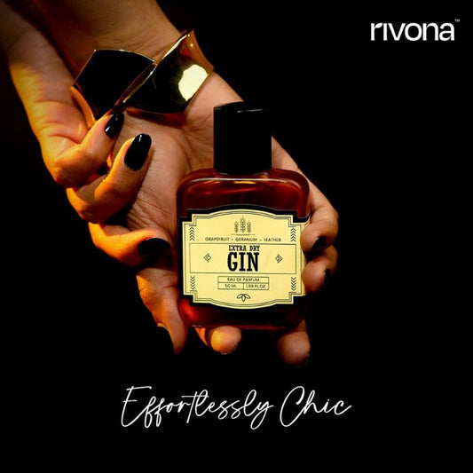 Rivona Extra Dry Gin Perfume, fresh aromatic fragrance, long lasting scent, rivona perfume