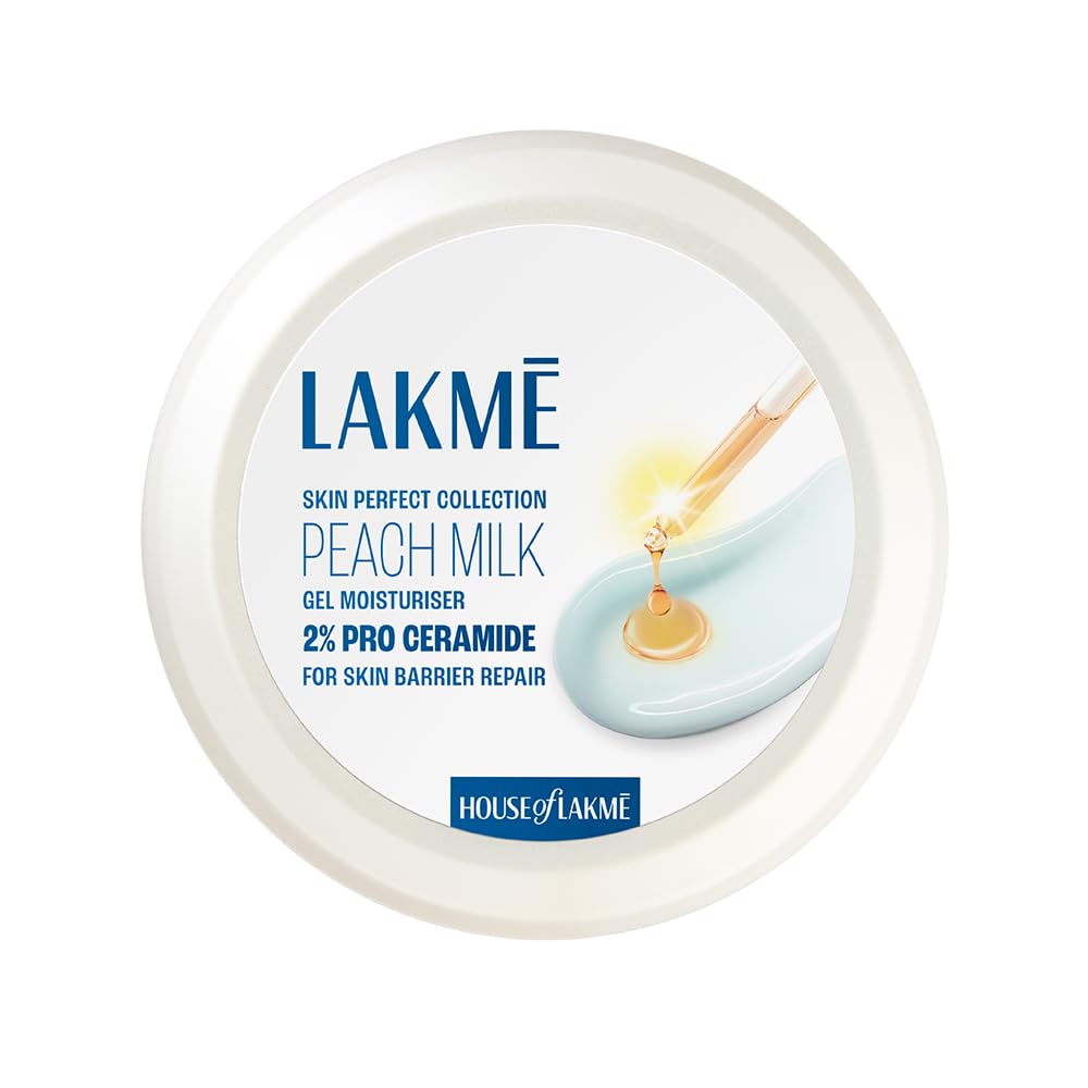 Lakme Peach Gel Moisturiser 2% Pro Ceramide|100 gms|MRP 285