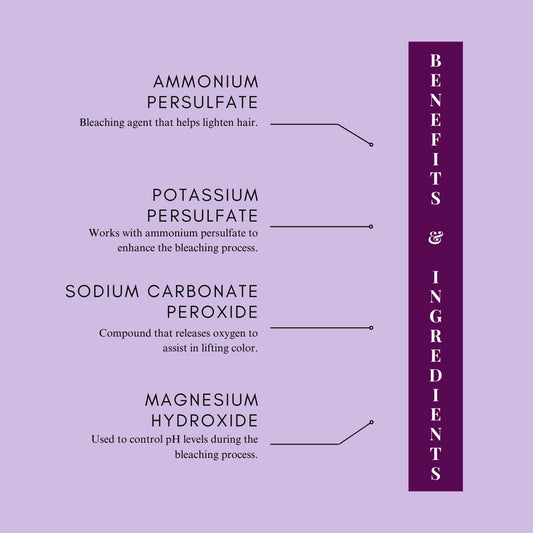 Cabelo Chave Professional Hair Bleaching Powder Effective Lighten Hair Formula 500Gm