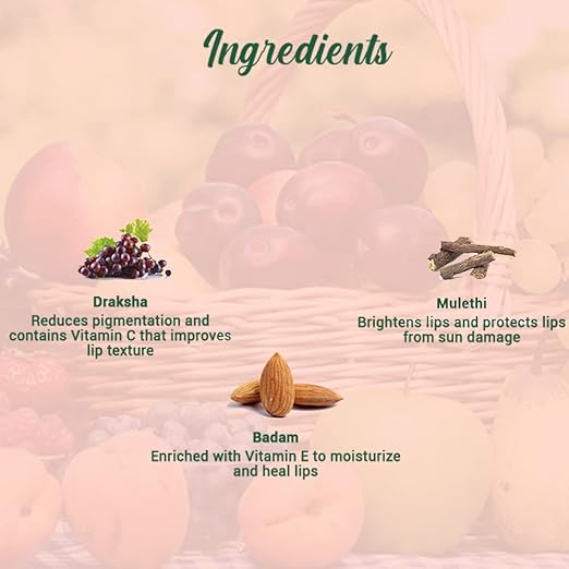 Biotique Advanced Ayurveda Fruit Brightening Lip Balm 12gm