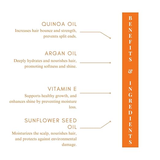 Cabelo Chave Quinoa Hair Oil l Repair & Hydrate Damaged Hair 100ml