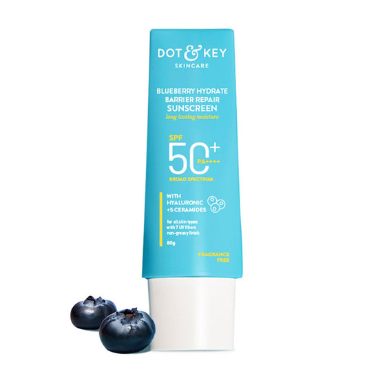 Dot & Key Blueberry Barrier Repair Sunscreen, moisturising sun protection