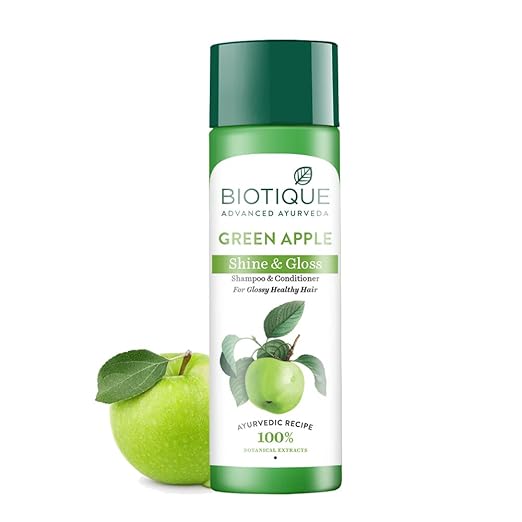 Biotique Advanced Ayurveda Green Apple Shine & Gloss Shampoo & Conditioner