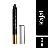 Lakme Kajal Pencil Eye Liner ï¿½ Black|2 gms|MRP 85