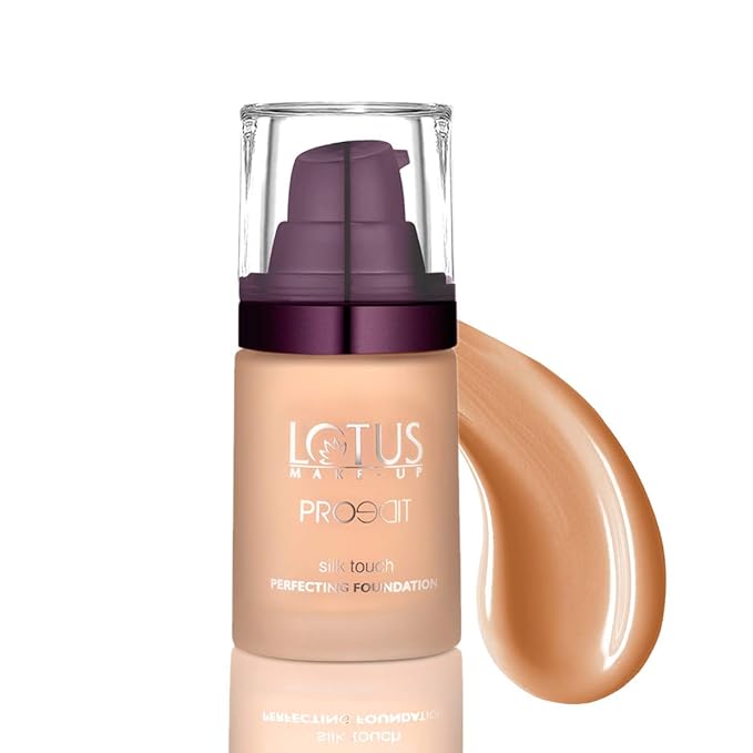 Lotus Make-Up Proedit Silk Touch Foundation, liquid foundation, Almond shade